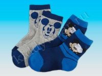 Носки серо-синие Mickey Mouse (2 пары)