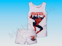 Комплект белья для мальчика белый (майка + трусики) Ultimate Spider-Man 
