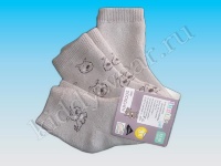 Носки махровые Lupilu (3 пары) серые Собачки