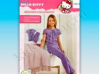 Комплект домашней одежды для девочки сиреневый Hello Kitty  