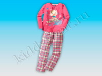 Комплект домашней одежды для девочки розово-бело-голубой Cutest in The