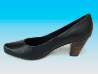 Туфли женские черные на каблуке Tamaris S.Oliver