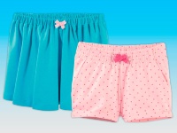 Комплект для девочки 2 в 1 розово-голубой (шорты + юбка) Lupilu