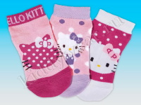 Носки для девочки розово-сиреневые Hello-Kitty (3 пары)
