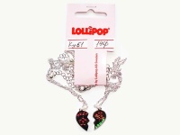 Кулон Два сердца Lolli Pop