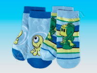 Носки для мальчика голубые Stikeez (2 пары) 