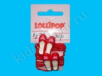 Резинки для волос Красные туфельки Lolli Pop