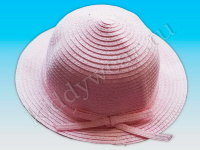Шляпка для девочки нежно-розовая Zippy