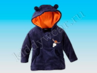 Пуловер-толстовка Lupilu с капюшоном для мальчика темно-синяя 