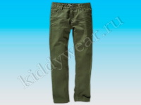 Брюки-джинсы Pepperts Straight для мальчика темно-зеленые Streetmove