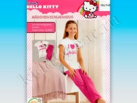 Комплект домашней одежды для девочки бело-розовый Hello Kitty