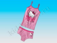 Комплект белья для девочки розовый (майка + трусики) Hello Kitty
