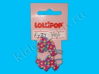 Резинки для волос Конфетки голубые Lolli Pop