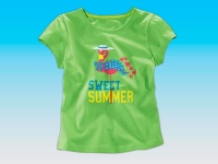  Футболка для девочки зеленая Sweet Summer