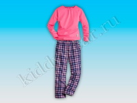 Комплект домашней одежды для девочки розово-синий Sweet Snow