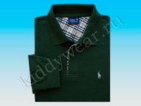 Рубашка-поло мужская темно-зеленая Shirt Paul